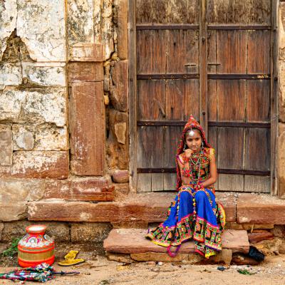 Fillette Ethnie Garasia Gujarat